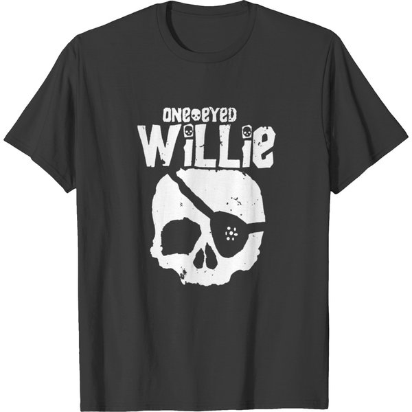 Goonies New Vintage 80S Movie One Eyed Willie Skul T-Shirt-image