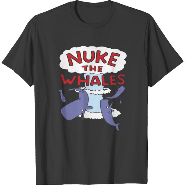 Whale - Nuke The Whales Lisa Nelson T-Shirt-image