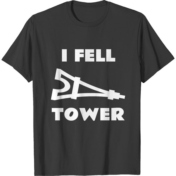 I Fell Tower Funny Eiffel Paris France Pun Joke T-Shirt-image