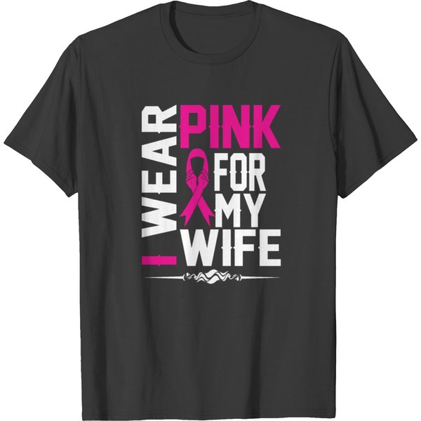 I Wear Pink For My Wife T-Shirt-image