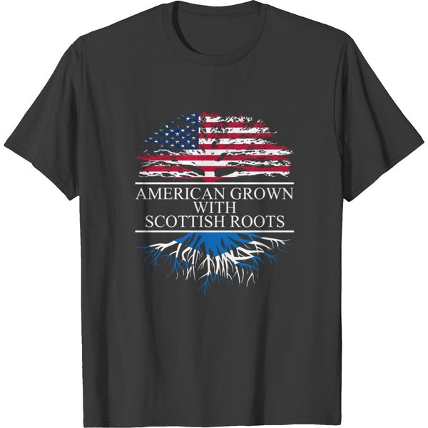 American Grown With Scottish Roots T-Shirt-image