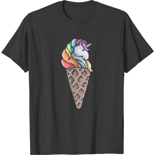 Ice Cream Unicorn Cone T-Shirt-image