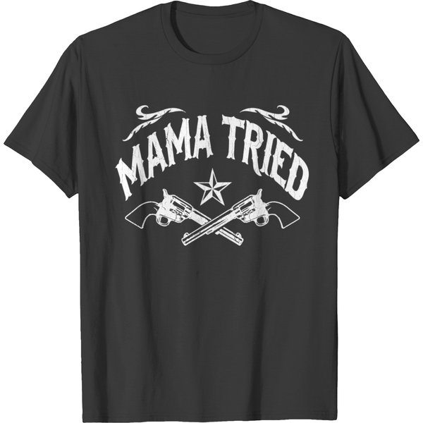 Mama Tried Vintage Distressed Look T-Shirt-image
