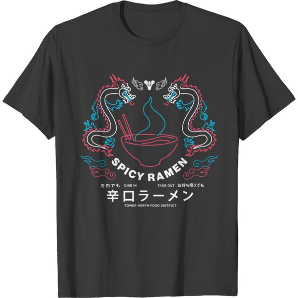 Destiny 2 Spicy Ramen Shop T Shirt Png T-Shirt-image