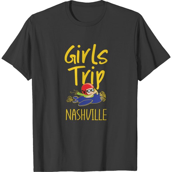 Girls Trip Holidays Vacation Nashville Trip T-Shirt-image