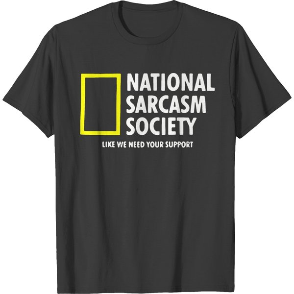 National Sarcasm Society Awesome T-Shirt-image