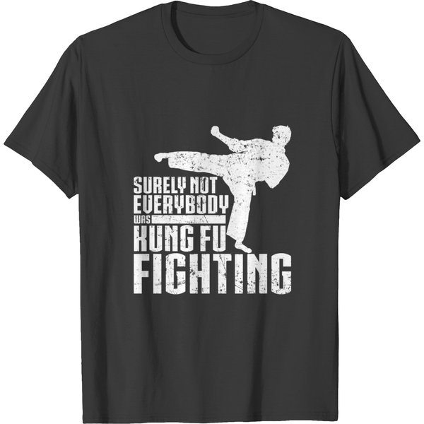 Surely Not Everybody Was Kung Fu Fighting Funny T-Shirt-image