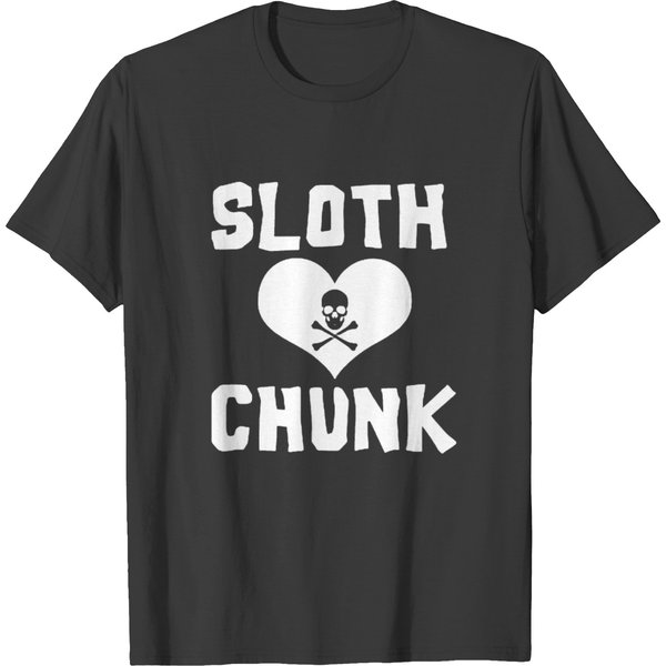 Sloth Loves Chunk Fan Tee The Goonies Movie Mikey T-Shirt-image
