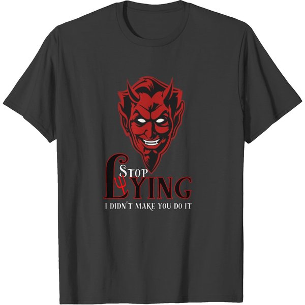The Devil Made Me Do It T-Shirt T-Shirt-image