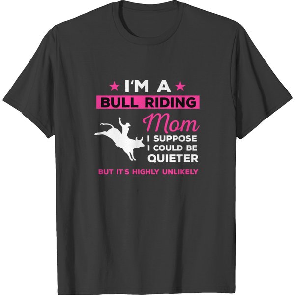 Bull Riding Mom T-Shirt-image