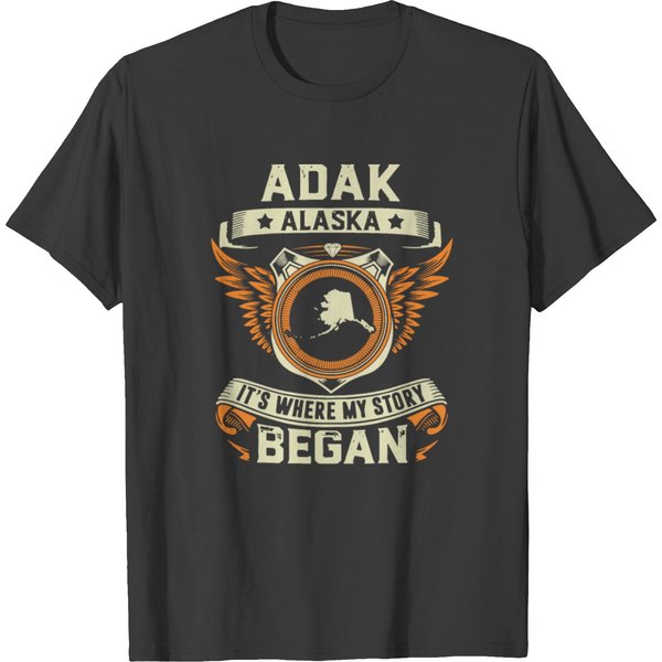 Adak Alaska It Is Where My Story Began Racing T-Shirt-image