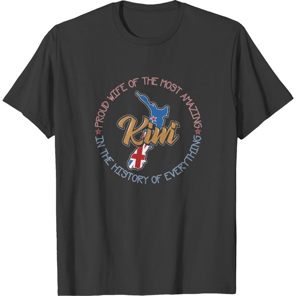 Kiwi Proud Wife T-Shirt-image