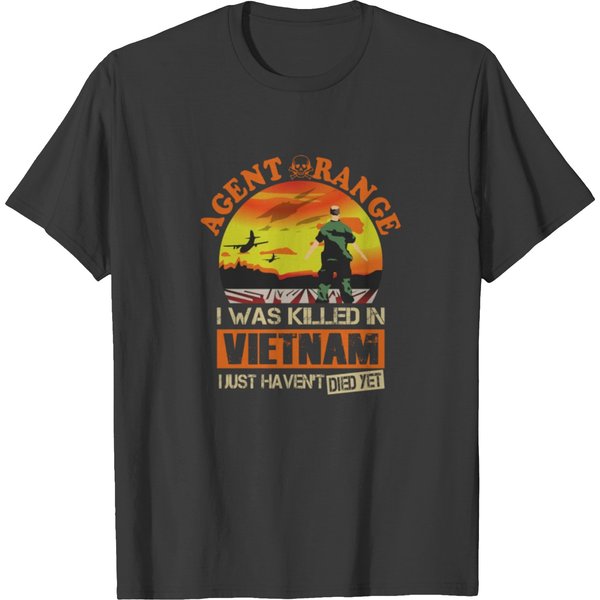 Agent Orange I Was Killed In Vietnam T-Shirt-image