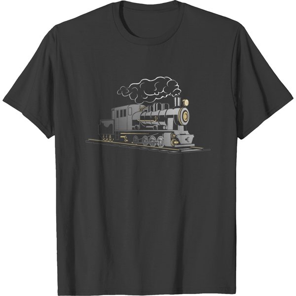 Steam Locomotive - Train - Steam Engine T-Shirt-image