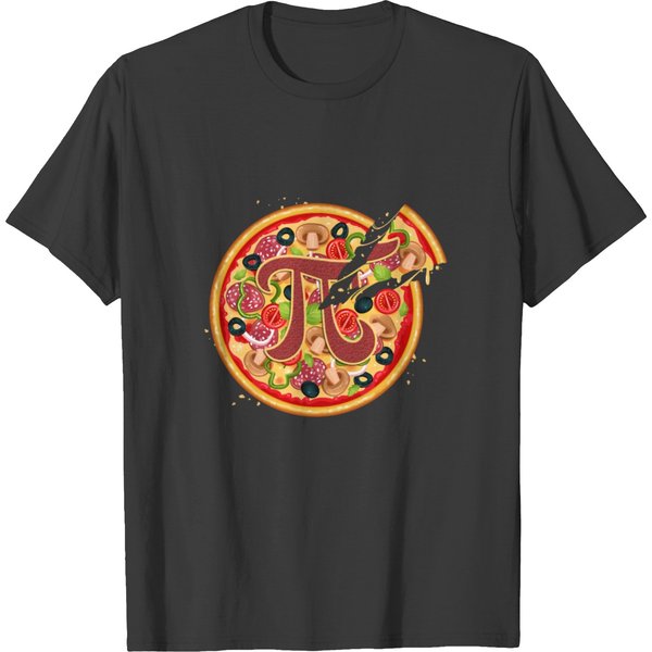 Math Symbol / Pi / Mathematician / Pizza T-Shirt-image