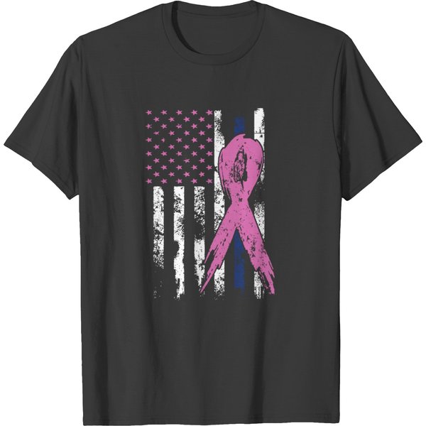Police Breast Cancer Awareness T-Shirt-image