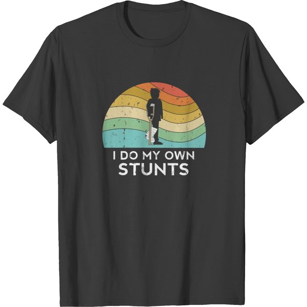 Broken Leg T Shirt Injury Ankle Knee Foot Get Well T-Shirt-image