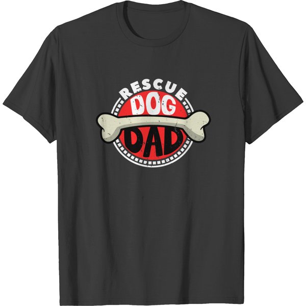 Rescue Dog Dad T-Shirt-image