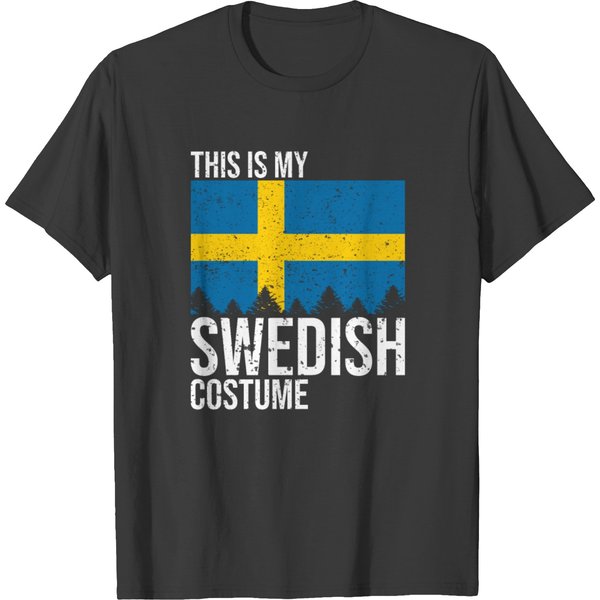 This Is My Swedish Costume Halloween T-Shirt T-Shirt-image