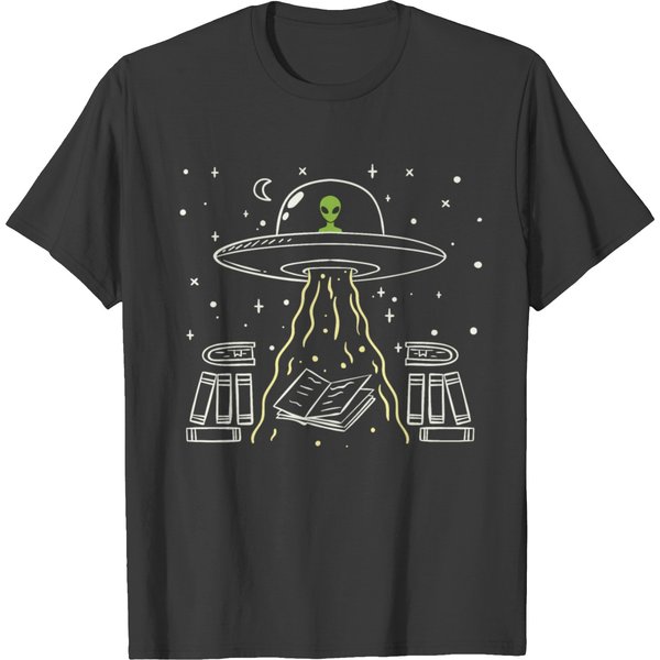 Read Alien Book T-Shirt-image