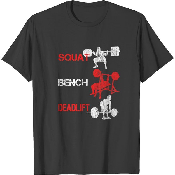 Squat Bench Deadlift T-Shirt-image