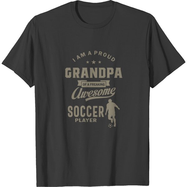 Proud Grandpa Of An Awesome Soccer Player T-Shirt-image