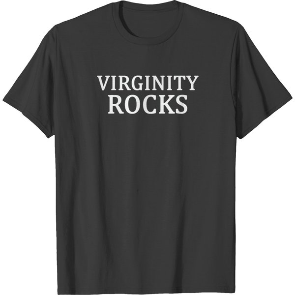 Virginity Rocks T-Shirt T-Shirt-image