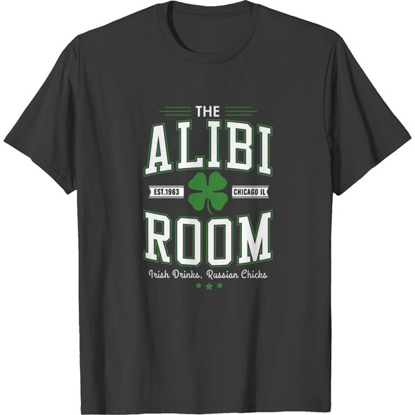 Alibi Room Est.1963 Chicago Il Irish Drink T-Shirt-image