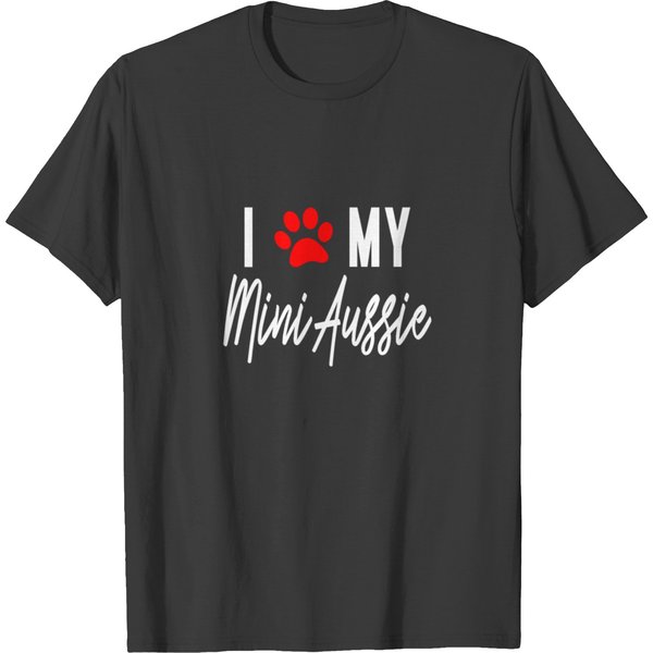 I Love My Mini Aussie T-Shirt-image