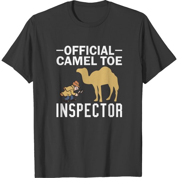 Official Camel Toe Inspector Funny T-Shirt T-Shirt-image