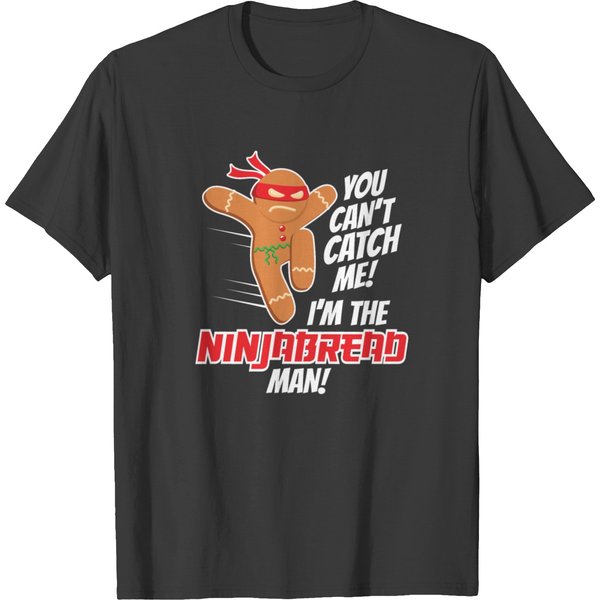 You Can't Catch Me! I'm The Ninjabread Man! T-Shirt-image