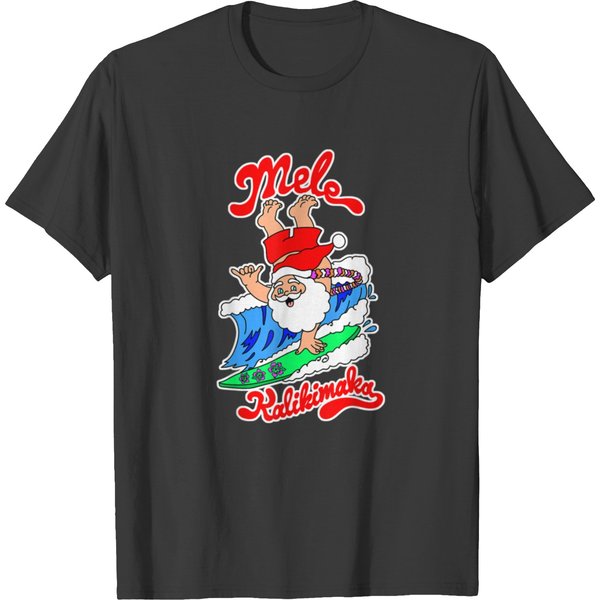 Mele Kalikimaka Hawaii Christmas Gifts Funny T-Shirt-image