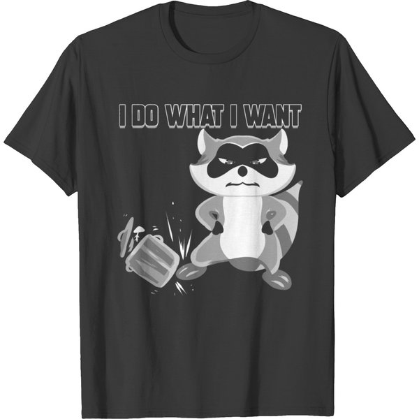 Raccoon For Trash Racoon Do What I Want T-Shirt-image