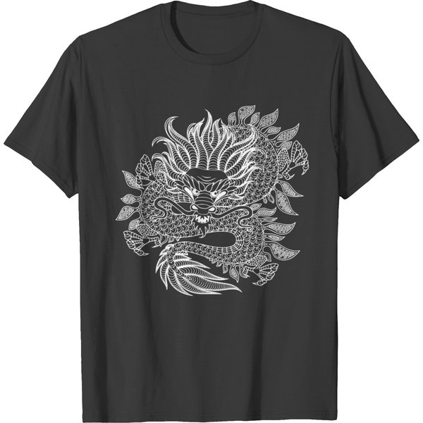 Chinese Dragon Chinese Carnival Mythology T-Shirt-image