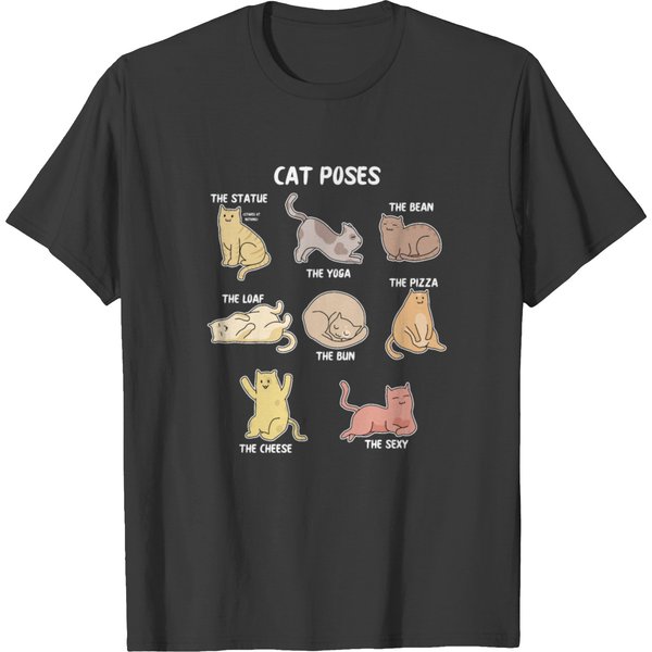 Cat Poses T-Shirt-image