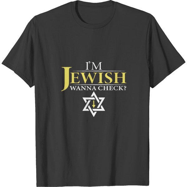 I'm Jewish Wanna Check? Jew And Joker Gift T-Shirt-image