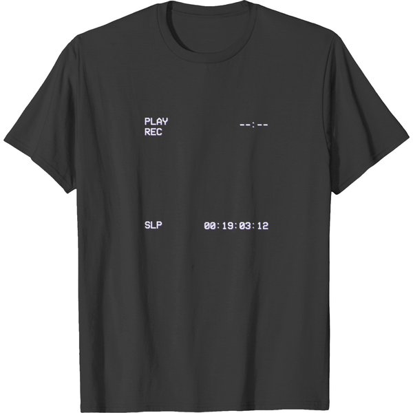 Funny Vhs Vcr Vintage 90S 80S Shirt Gift T-Shirt-image