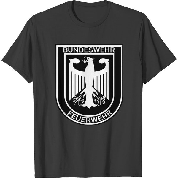 Bundeswehr Feuerwehr Black T-Shirt-image