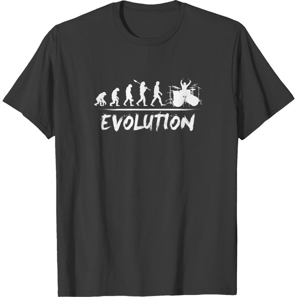 Evolution Drums Drummer T-Shirt-image