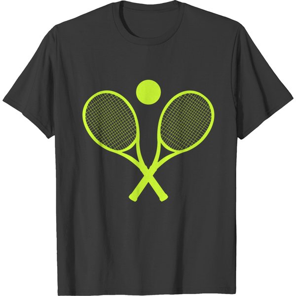 Tennis Tennis Racket Tennis Ball T-Shirt-image