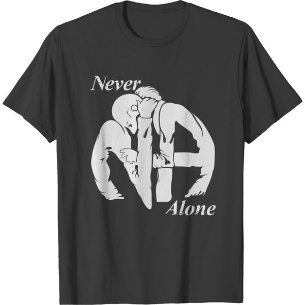 Never Alone | Narcotics Anonymous (Na) T-Shirt-image
