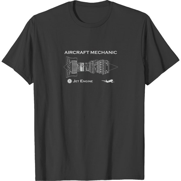 Aircraft Mechanic - Jet Engine T-Shirt-image