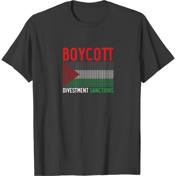 Boycott Israel Divestment Sanctions - Palestine T-Shirt-image