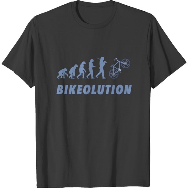 Bikeolution Evolution For Bike Rider And Racing T-Shirt-image