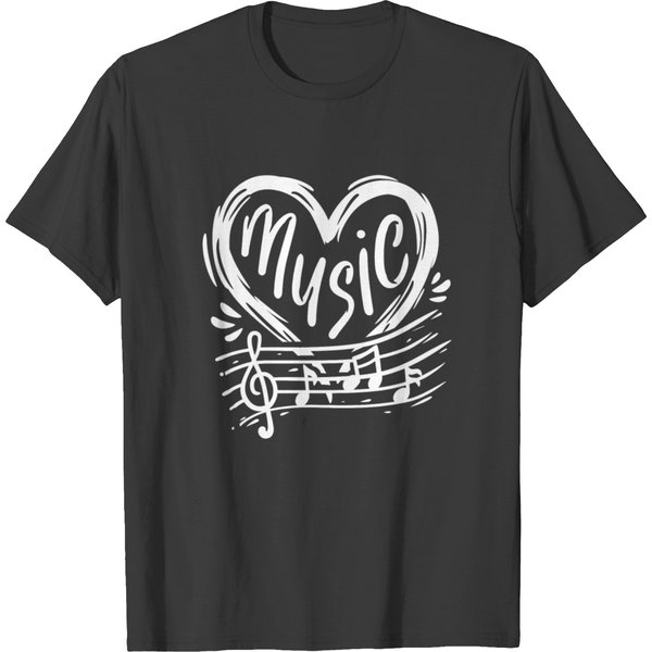Music Teacher Musician Musical Notes T-Shirt-image