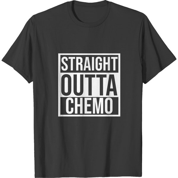Straight Outta Chemo Battle Cancer Survivor Gift T-Shirt-image