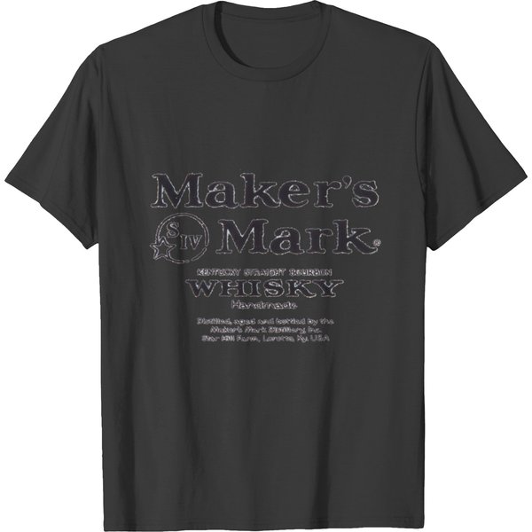 Maker's Mark- Bourbon Whisky Handmade-Logo T-Shirt-image