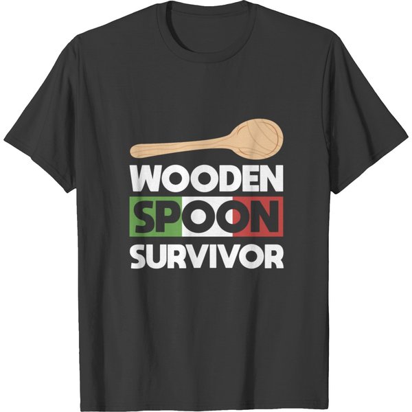 Wooden Spoon Survivor - Italian Shirt T-Shirt-image
