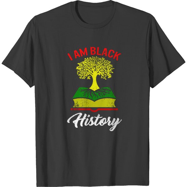 I Am Black History Month Shirt African American T-Shirt-image