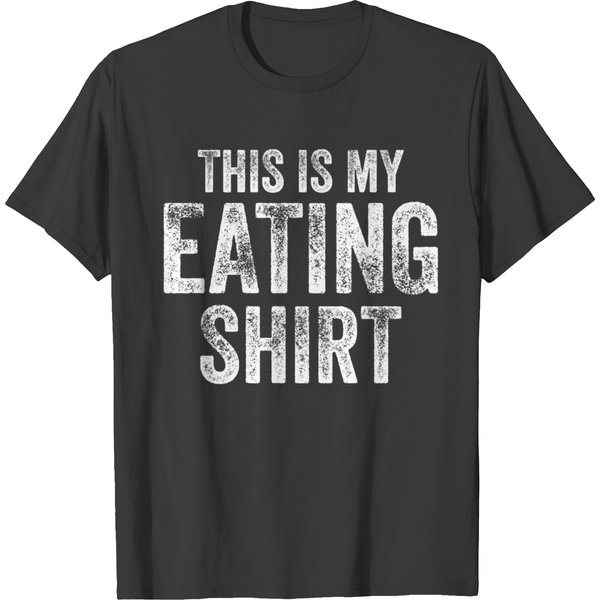 This Is My Eating Funny Foodie Gift T-Shirt-image